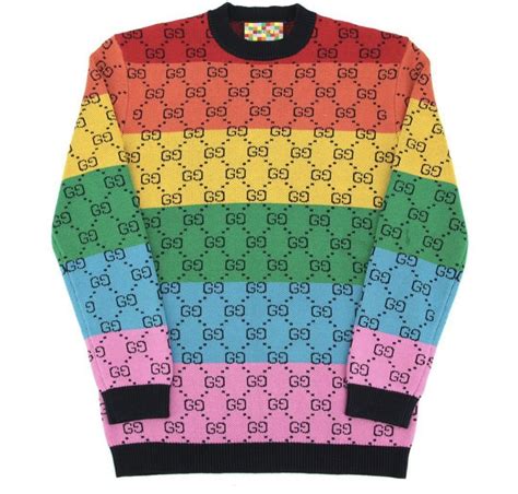 gucci sweater rainbow